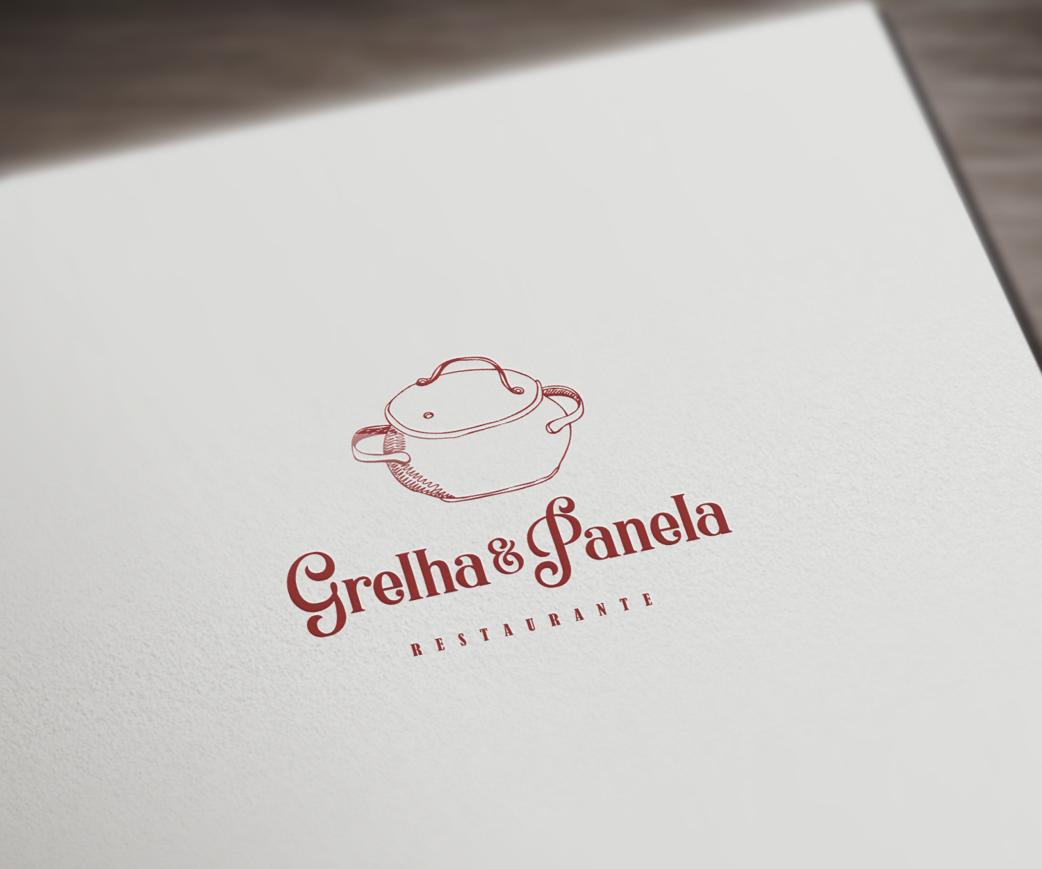 LOGO GRELHA E PANELA RESTAURANTE
